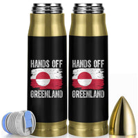 Hands Off Greenland Bullet Tumbler Distressed Flag Resist Political Protest