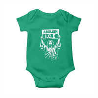 Jesus Abolish Ice Protest Baby Onesie Religious Faith Justice and Freedom Resistance
