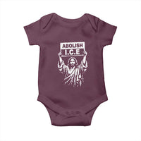 Jesus Abolish Ice Protest Baby Onesie Religious Faith Justice and Freedom Resistance