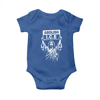 Jesus Abolish Ice Protest Baby Onesie Religious Faith Justice and Freedom Resistance