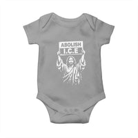 Jesus Abolish Ice Protest Baby Onesie Religious Faith Justice and Freedom Resistance