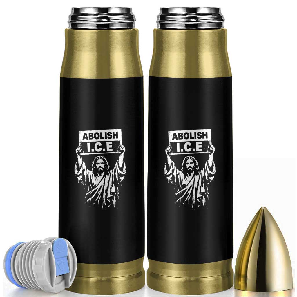 Jesus Abolish Ice Protest Bullet Tumbler Religious Faith Justice and Freedom Resistance