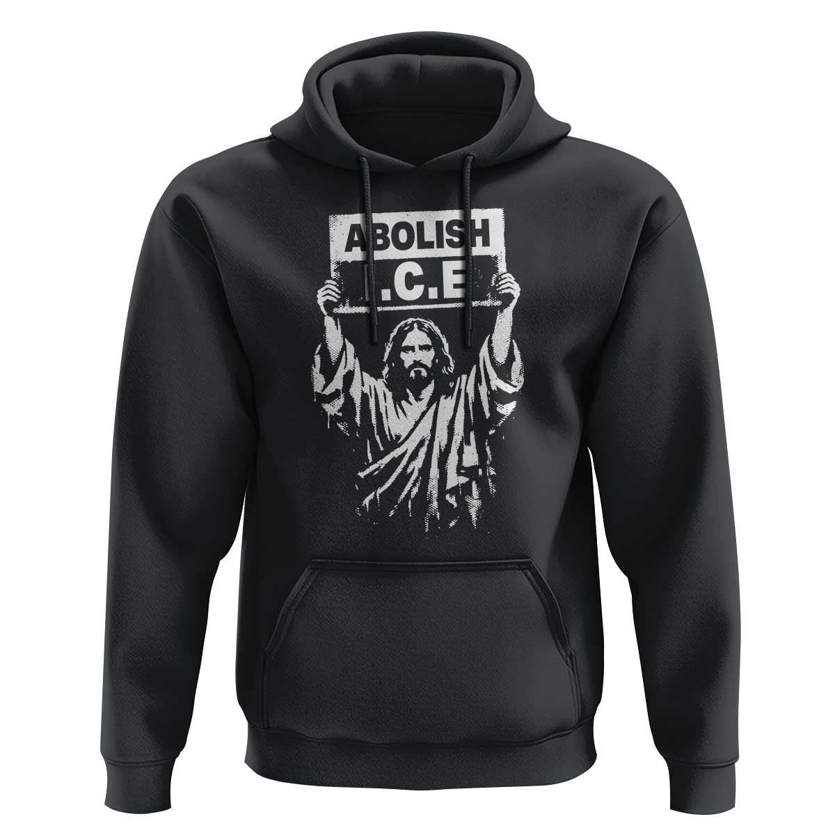 Jesus Abolish Ice Protest Hoodie Religious Faith Justice and Freedom Resistance