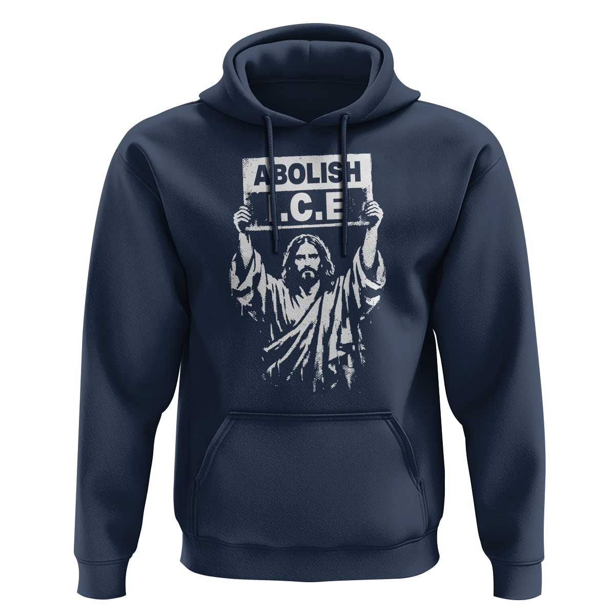 Jesus Abolish Ice Protest Hoodie Religious Faith Justice and Freedom Resistance