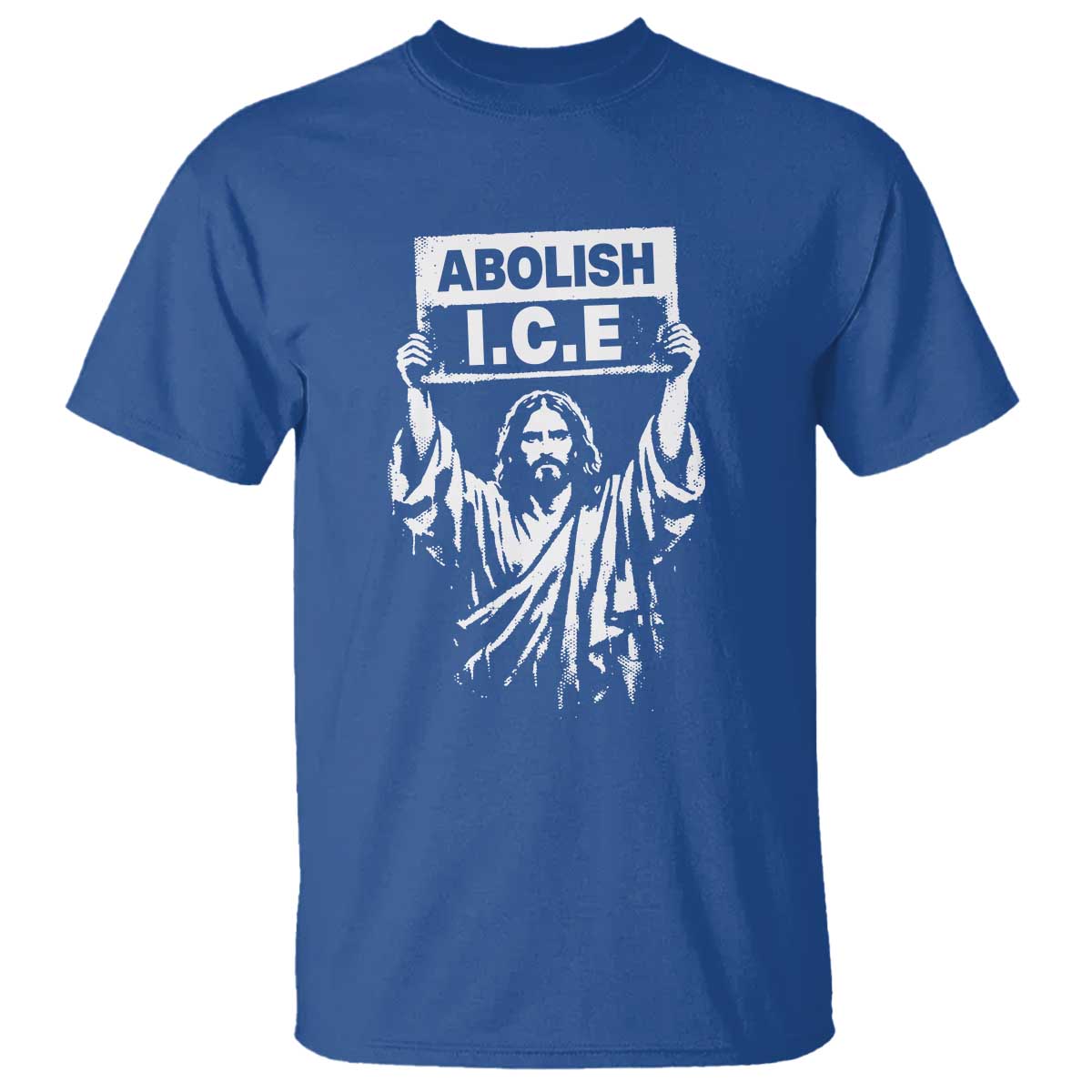 Jesus Abolish Ice Protest T Shirt Religious Faith Justice and Freedom Resistance
