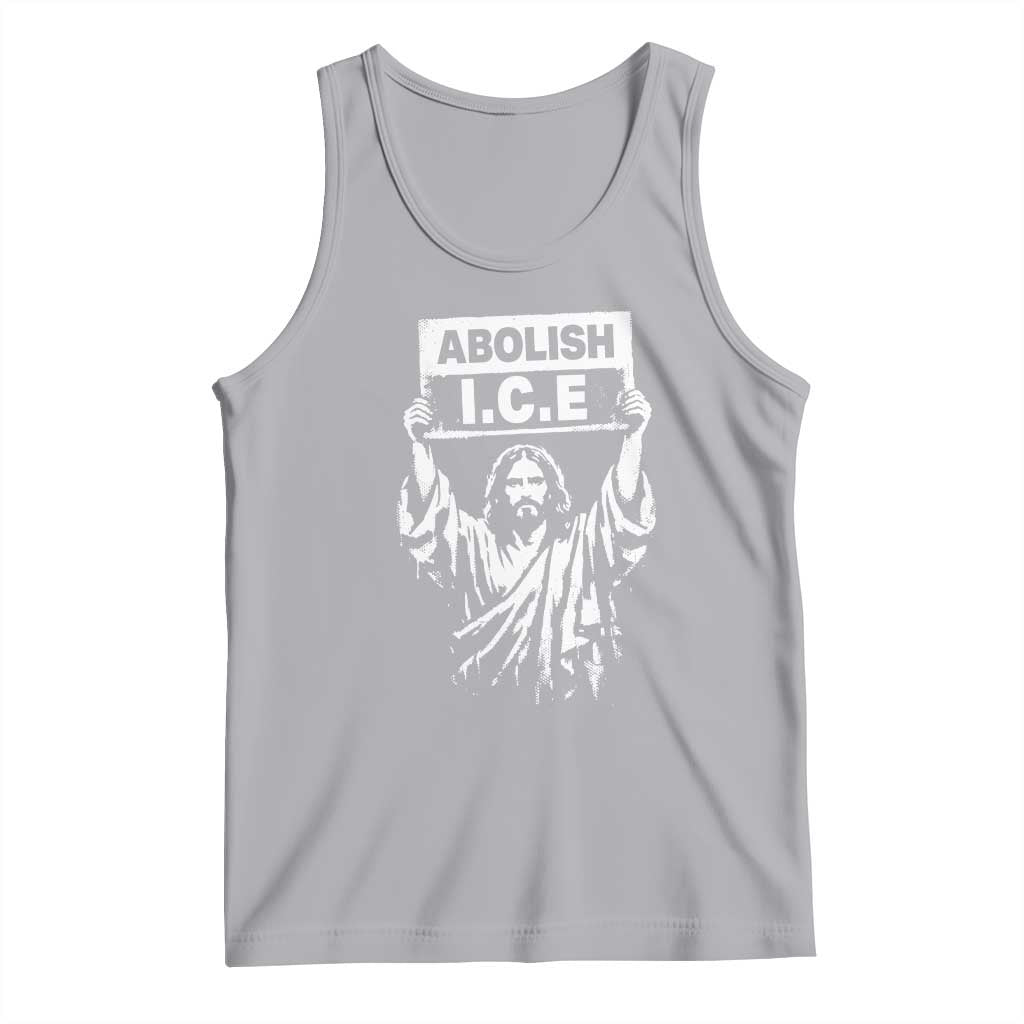 Jesus Abolish Ice Protest Tank Top Religious Faith Justice and Freedom Resistance