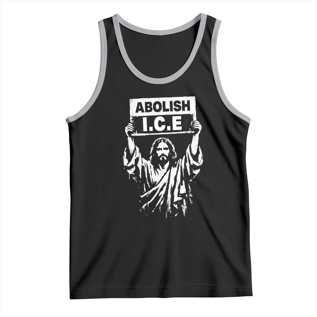Jesus Abolish Ice Protest Tank Top Religious Faith Justice and Freedom Resistance