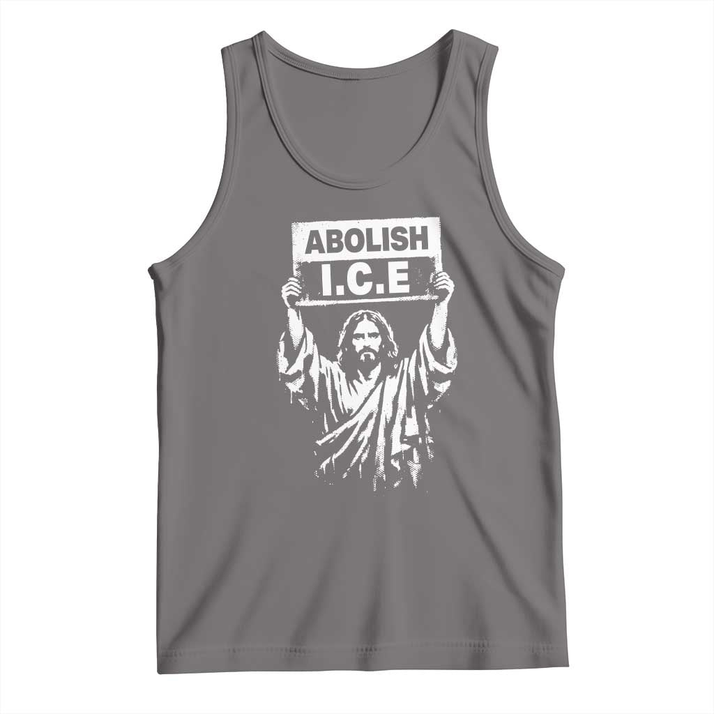 Jesus Abolish Ice Protest Tank Top Religious Faith Justice and Freedom Resistance