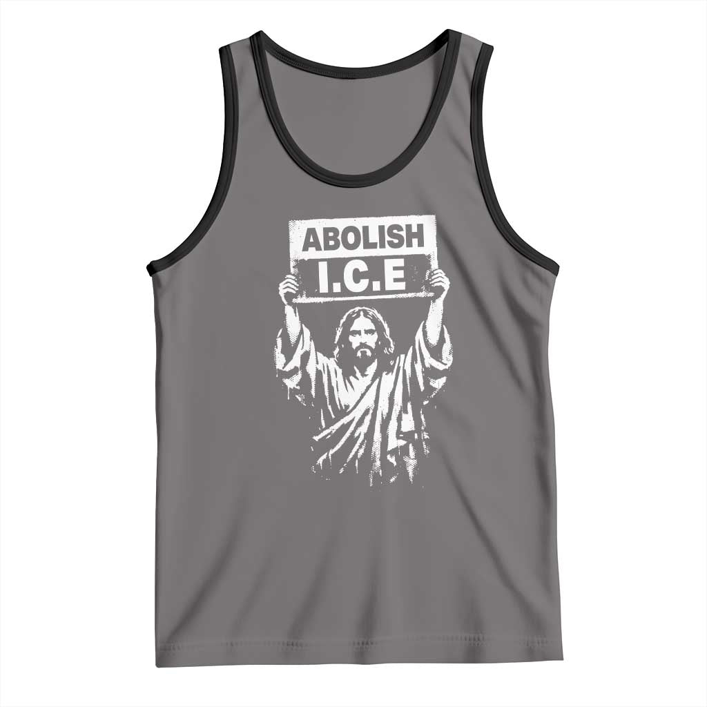Jesus Abolish Ice Protest Tank Top Religious Faith Justice and Freedom Resistance