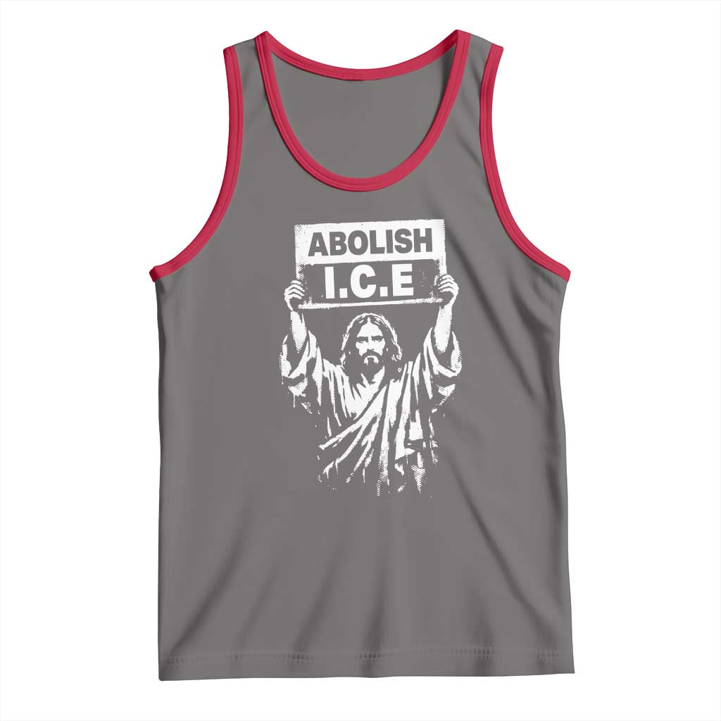 Jesus Abolish Ice Protest Tank Top Religious Faith Justice and Freedom Resistance