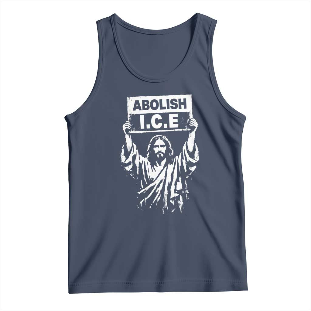 Jesus Abolish Ice Protest Tank Top Religious Faith Justice and Freedom Resistance