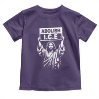 Jesus Abolish Ice Protest Toddler T Shirt Religious Faith Justice and Freedom Resistance