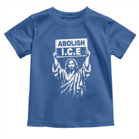 Jesus Abolish Ice Protest Toddler T Shirt Religious Faith Justice and Freedom Resistance