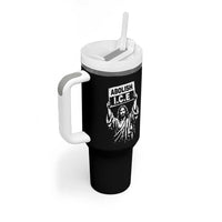 Jesus Abolish Ice Protest Tumbler With Handle Religious Faith Justice and Freedom Resistance