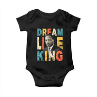 Dream Like King Inspirational MLK Graphic Baby Onesie Civil Rights Legacy Tribute