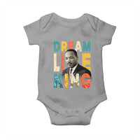 Dream Like King Inspirational MLK Graphic Baby Onesie Civil Rights Legacy Tribute