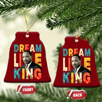 Dream Like King Inspirational MLK Graphic Ceramic Ornament Civil Rights Legacy Tribute