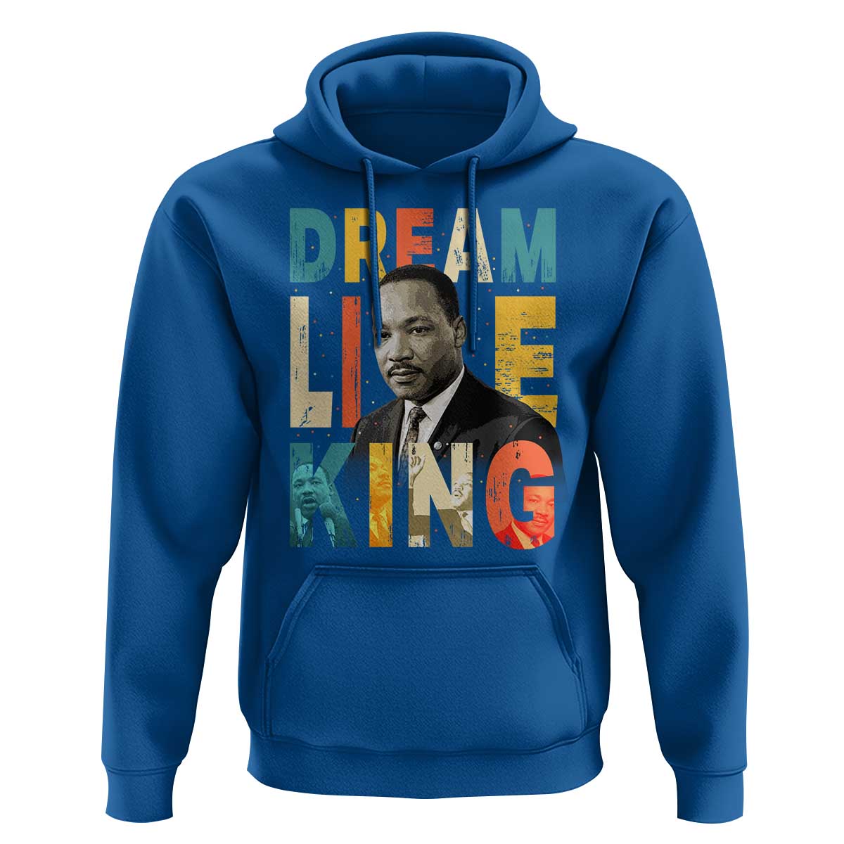 Dream Like King Inspirational MLK Graphic Hoodie Civil Rights Legacy Tribute