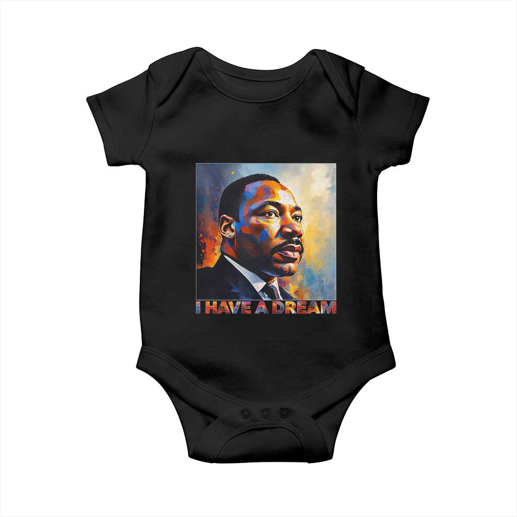 I Have A Dream Inspirational MLK Quotes Baby Onesie Equality and Justice Martin Luther King Tribute