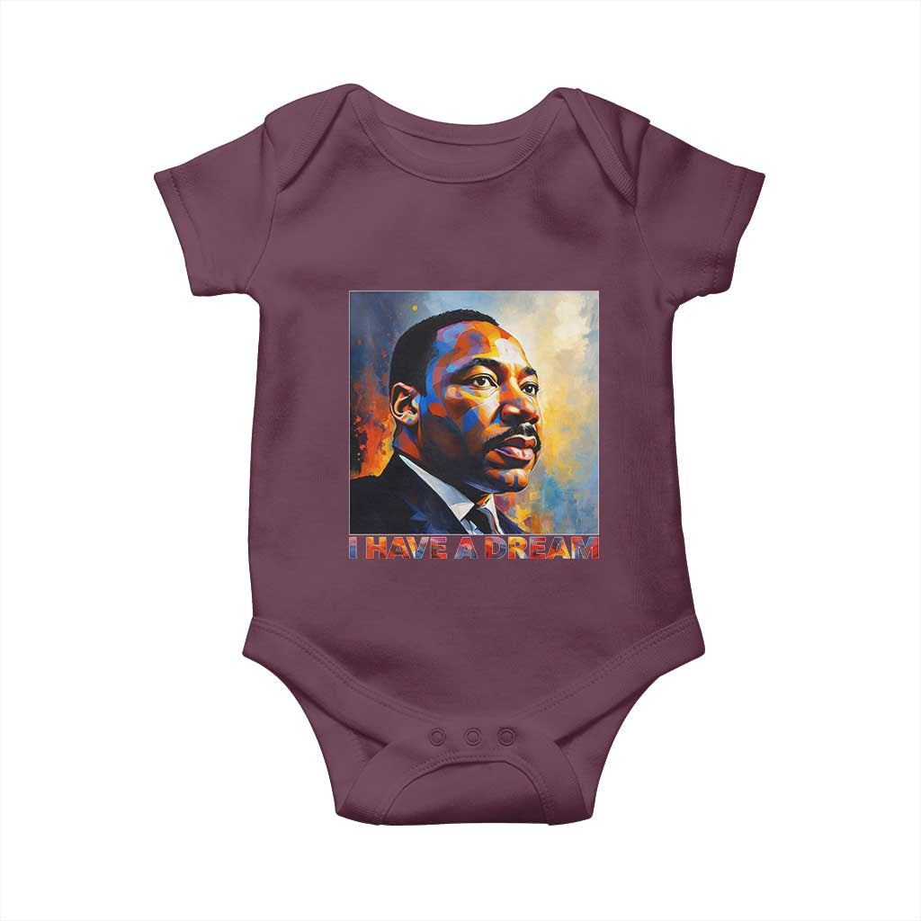 I Have A Dream Inspirational MLK Quotes Baby Onesie Equality and Justice Martin Luther King Tribute