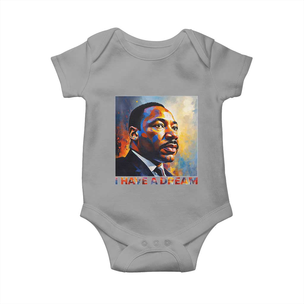 I Have A Dream Inspirational MLK Quotes Baby Onesie Equality and Justice Martin Luther King Tribute