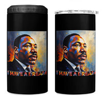 I Have A Dream Inspirational MLK Quotes 4 in 1 Can Cooler Tumbler Equality and Justice Martin Luther King Tribute