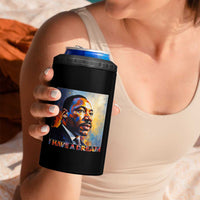I Have A Dream Inspirational MLK Quotes 4 in 1 Can Cooler Tumbler Equality and Justice Martin Luther King Tribute