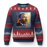 I Have A Dream Inspirational MLK Quotes Ugly Christmas Sweater Equality and Justice Martin Luther King Tribute