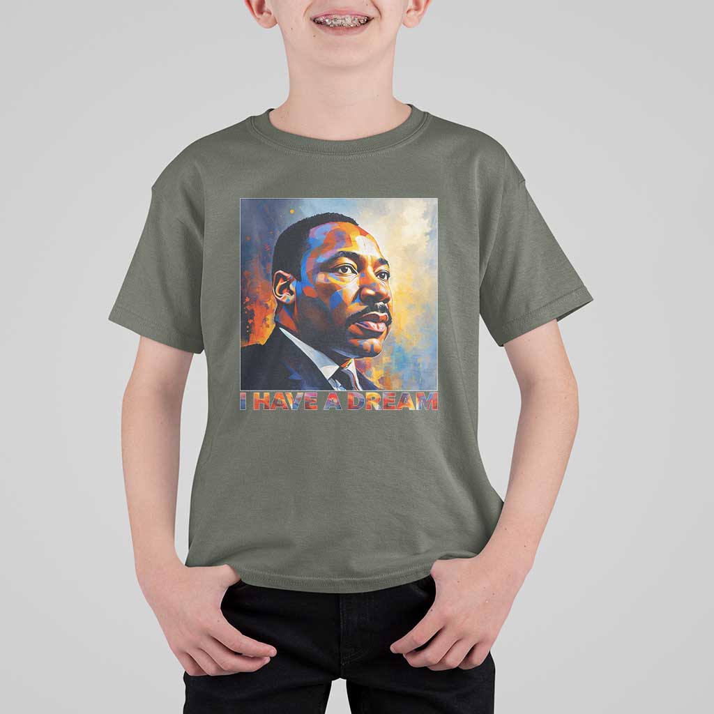 I Have A Dream Inspirational MLK Quotes T Shirt For Kid Equality and Justice Martin Luther King Tribute