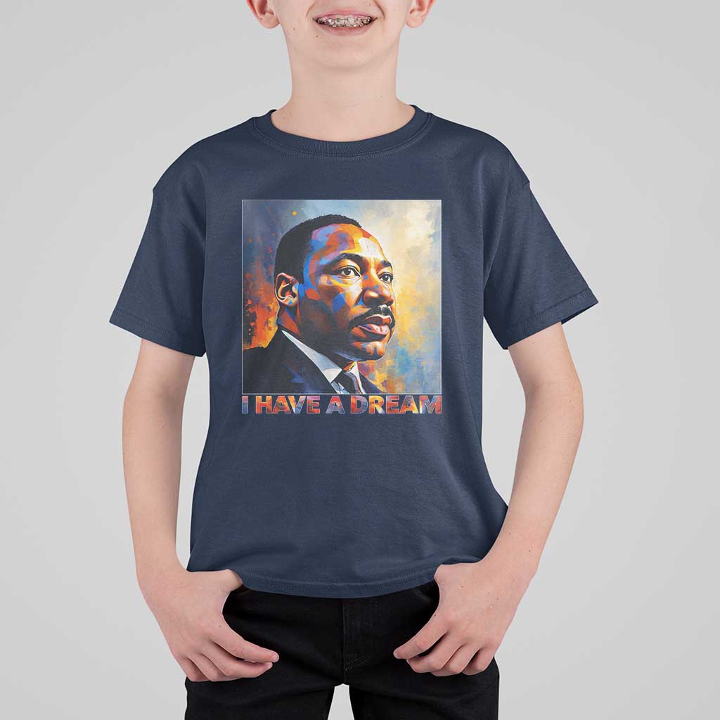 I Have A Dream Inspirational MLK Quotes T Shirt For Kid Equality and Justice Martin Luther King Tribute