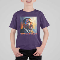 I Have A Dream Inspirational MLK Quotes T Shirt For Kid Equality and Justice Martin Luther King Tribute