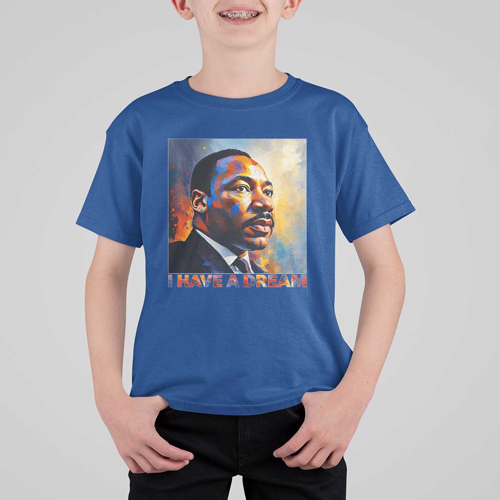 I Have A Dream Inspirational MLK Quotes T Shirt For Kid Equality and Justice Martin Luther King Tribute