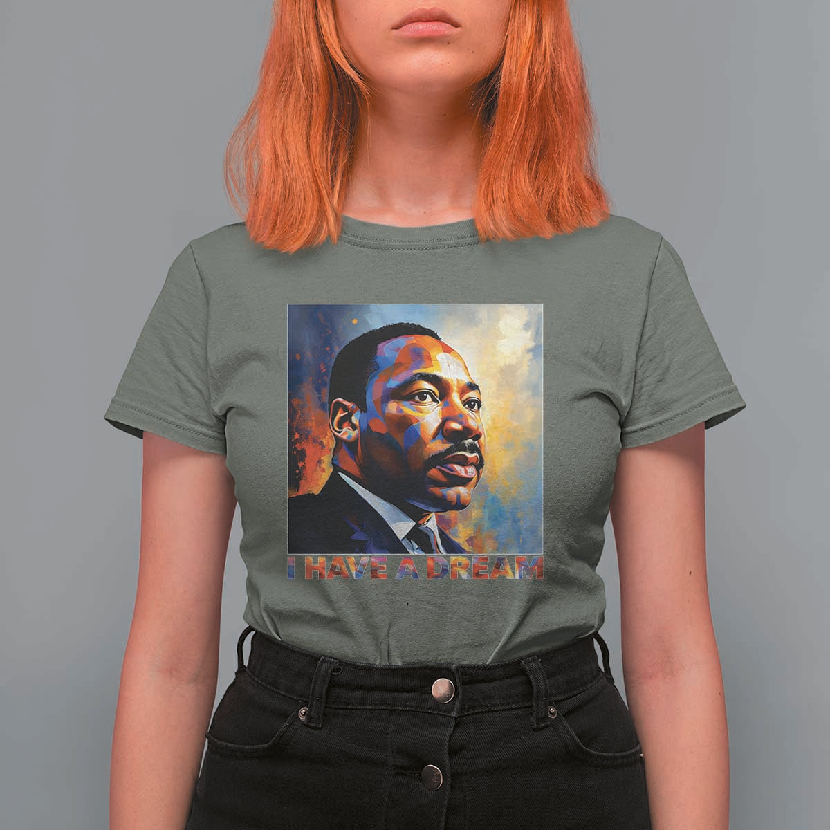 I Have A Dream Inspirational MLK Quotes T Shirt For Women Equality and Justice Martin Luther King Tribute