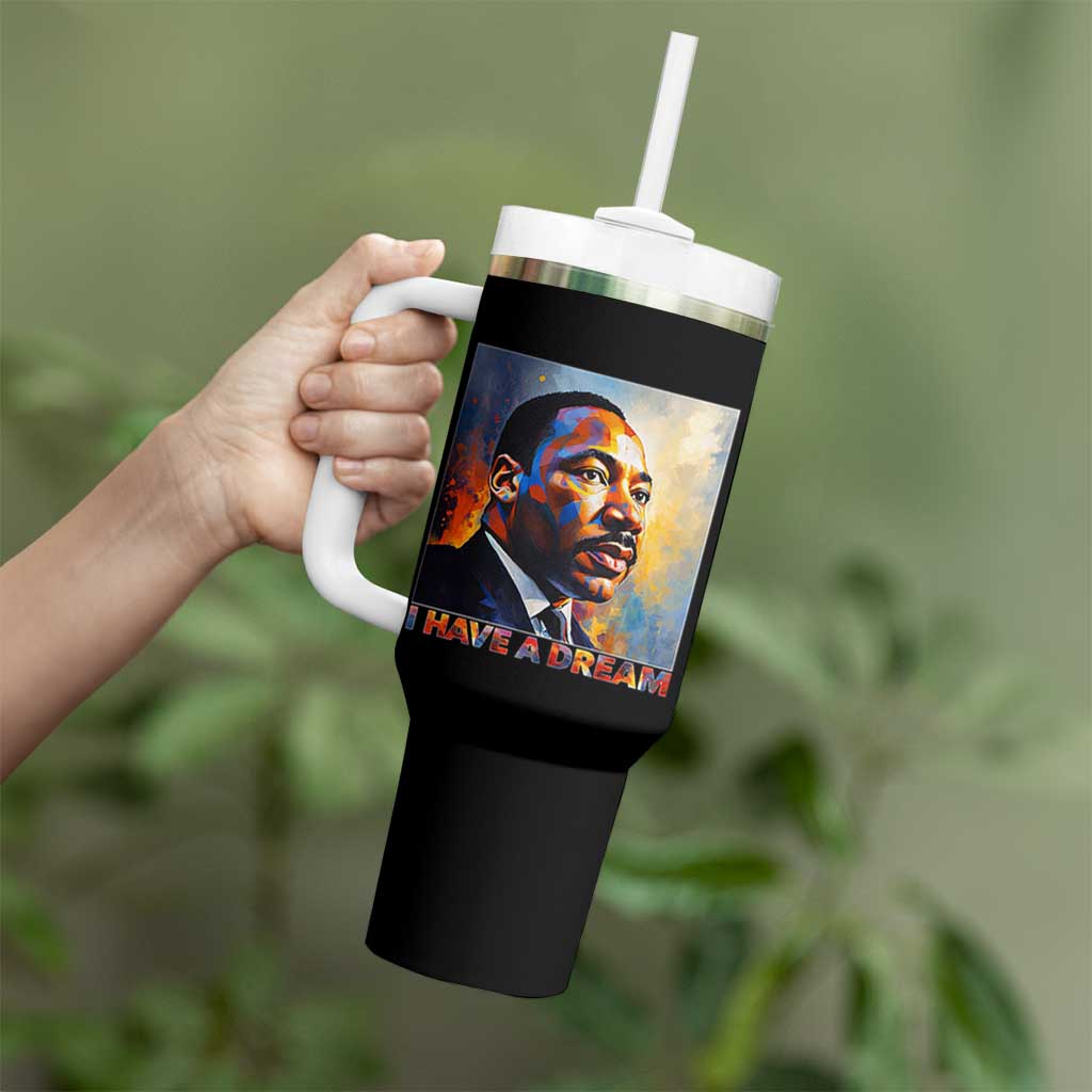 I Have A Dream Inspirational MLK Quotes Tumbler With Handle Equality and Justice Martin Luther King Tribute