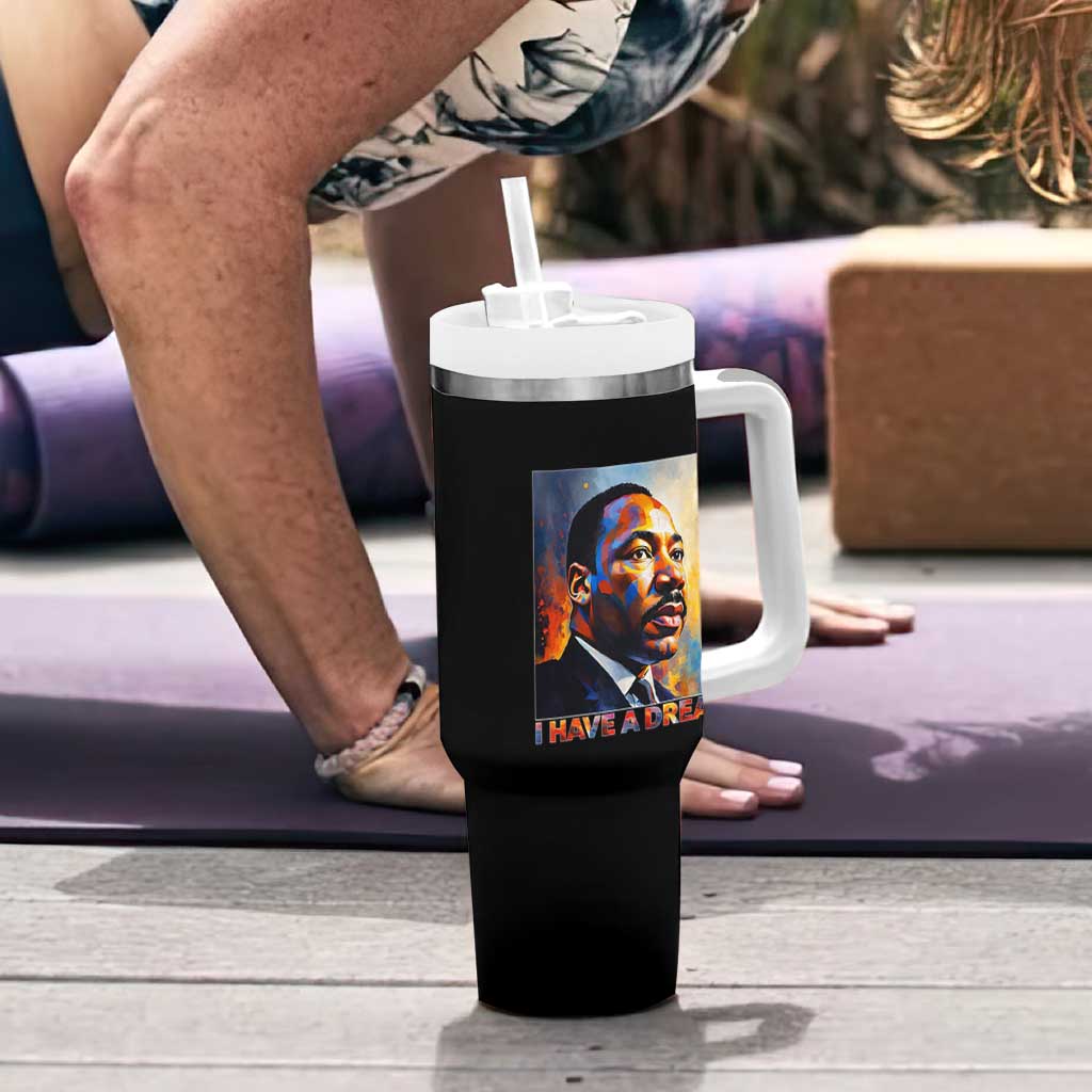 I Have A Dream Inspirational MLK Quotes Tumbler With Handle Equality and Justice Martin Luther King Tribute