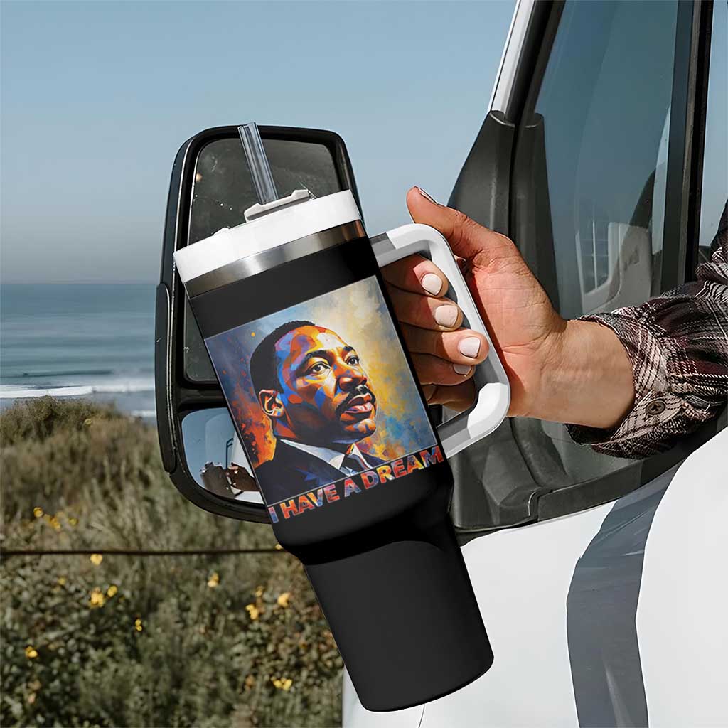 I Have A Dream Inspirational MLK Quotes Tumbler With Handle Equality and Justice Martin Luther King Tribute