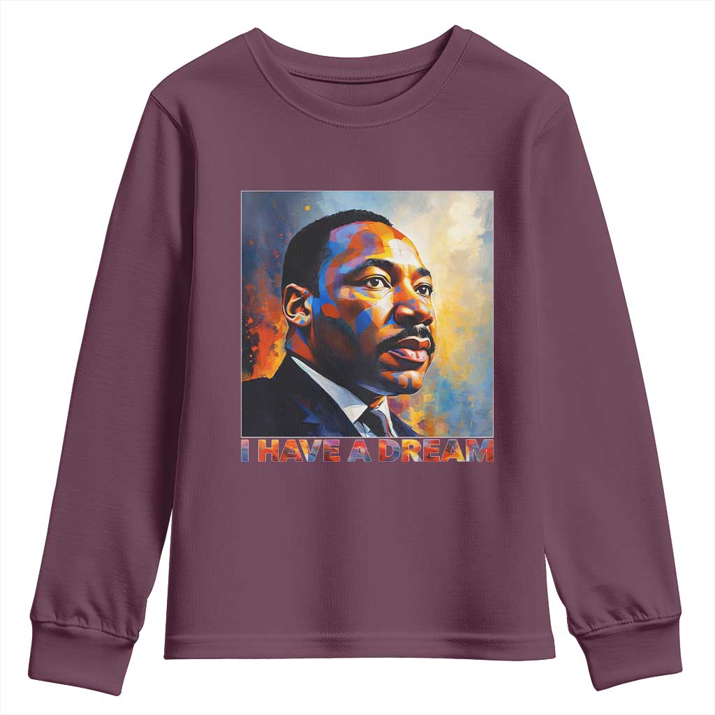 I Have A Dream Inspirational MLK Quotes Youth Sweatshirt Equality and Justice Martin Luther King Tribute
