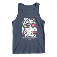 Floral Scripture for Grandmother Tank Top Being a Grandma is Kingdom Work Christian Faith Inpired