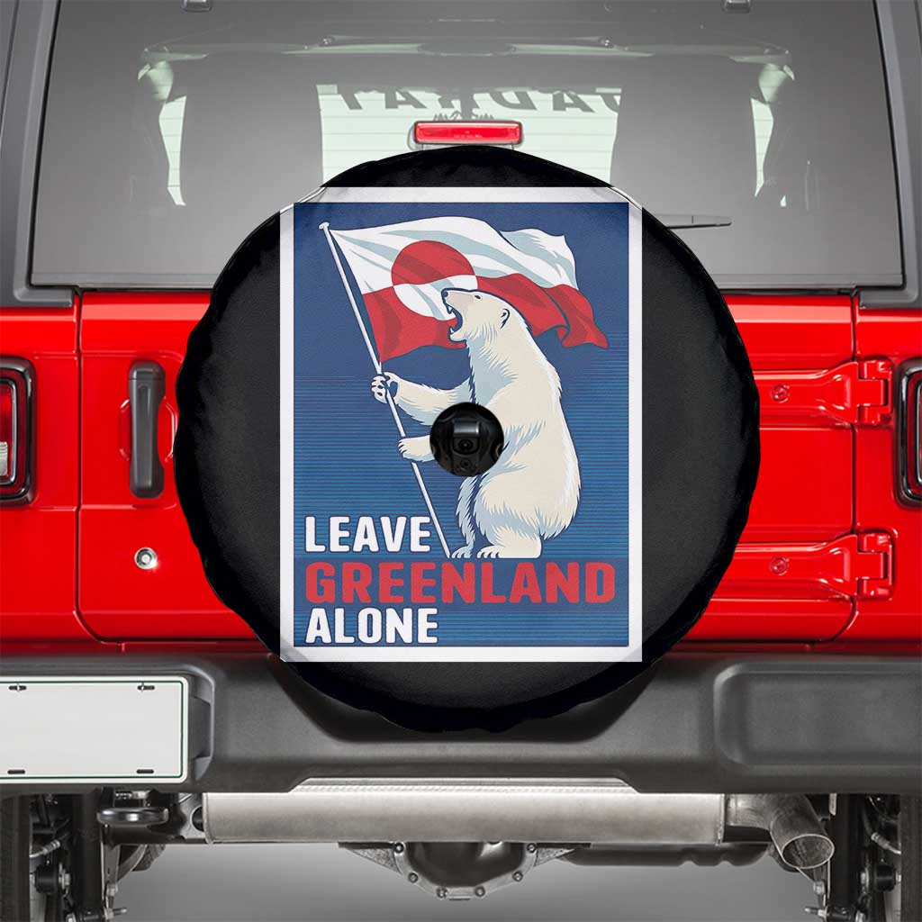 Leave Greenland Alone Polar Bear Resist Spare Tire Cover Vintage Patriotic Propaganda Sovereignty Protest