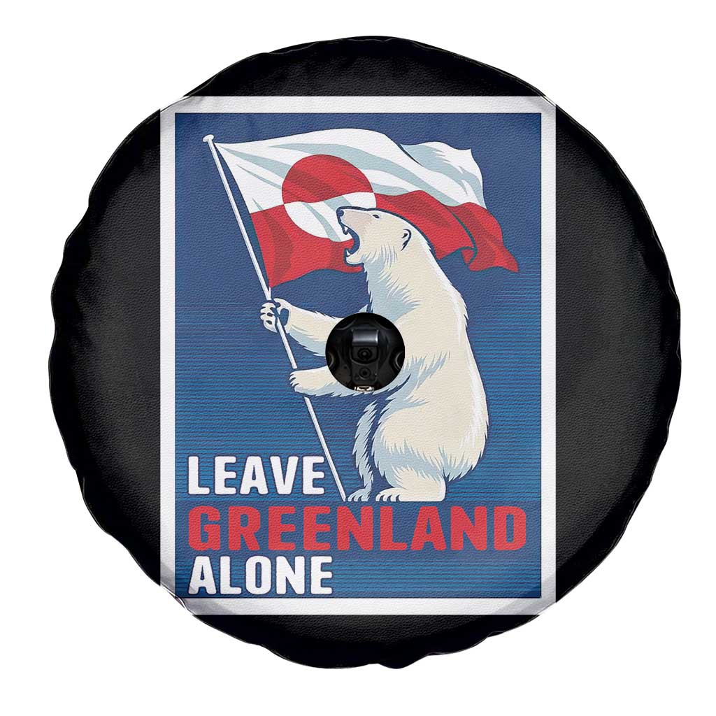 Leave Greenland Alone Polar Bear Resist Spare Tire Cover Vintage Patriotic Propaganda Sovereignty Protest