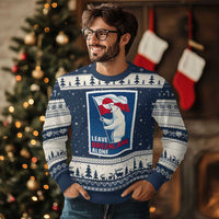 Leave Greenland Alone Polar Bear Resist Ugly Christmas Sweater Vintage Patriotic Propaganda Sovereignty Protest