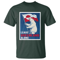 Leave Greenland Alone Polar Bear Resist T Shirt Vintage Patriotic Propaganda Sovereignty Protest