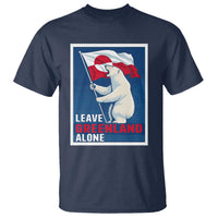 Leave Greenland Alone Polar Bear Resist T Shirt Vintage Patriotic Propaganda Sovereignty Protest
