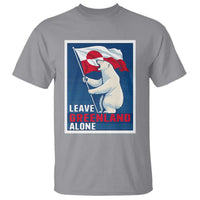 Leave Greenland Alone Polar Bear Resist T Shirt Vintage Patriotic Propaganda Sovereignty Protest