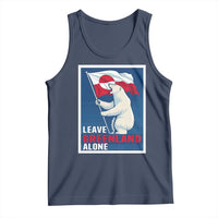 Leave Greenland Alone Polar Bear Resist Tank Top Vintage Patriotic Propaganda Sovereignty Protest