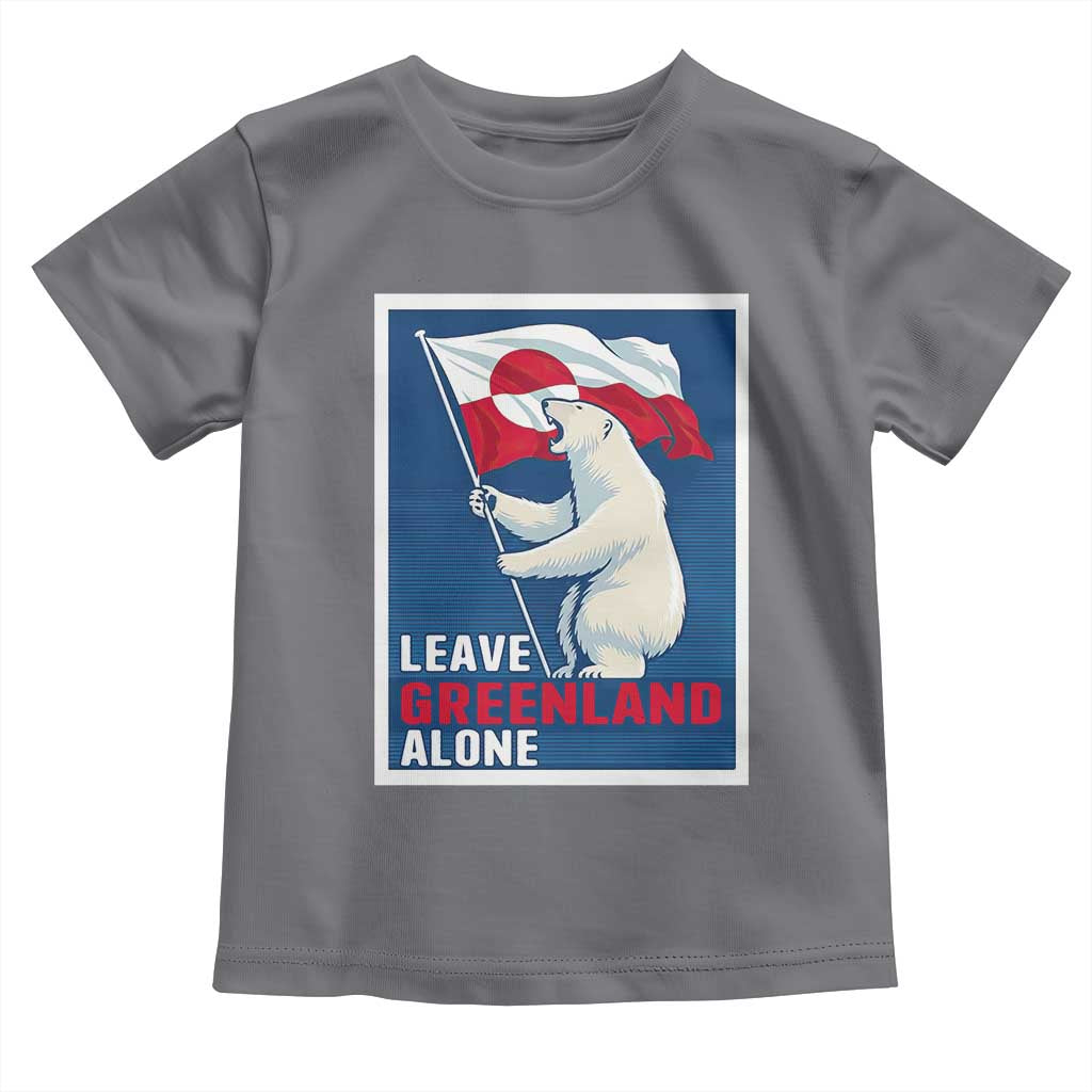 Leave Greenland Alone Polar Bear Resist Toddler T Shirt Vintage Patriotic Propaganda Sovereignty Protest