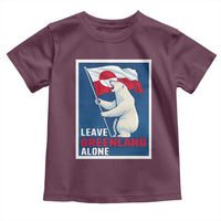 Leave Greenland Alone Polar Bear Resist Toddler T Shirt Vintage Patriotic Propaganda Sovereignty Protest