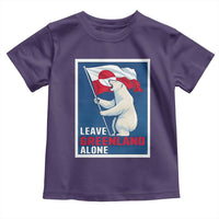 Leave Greenland Alone Polar Bear Resist Toddler T Shirt Vintage Patriotic Propaganda Sovereignty Protest