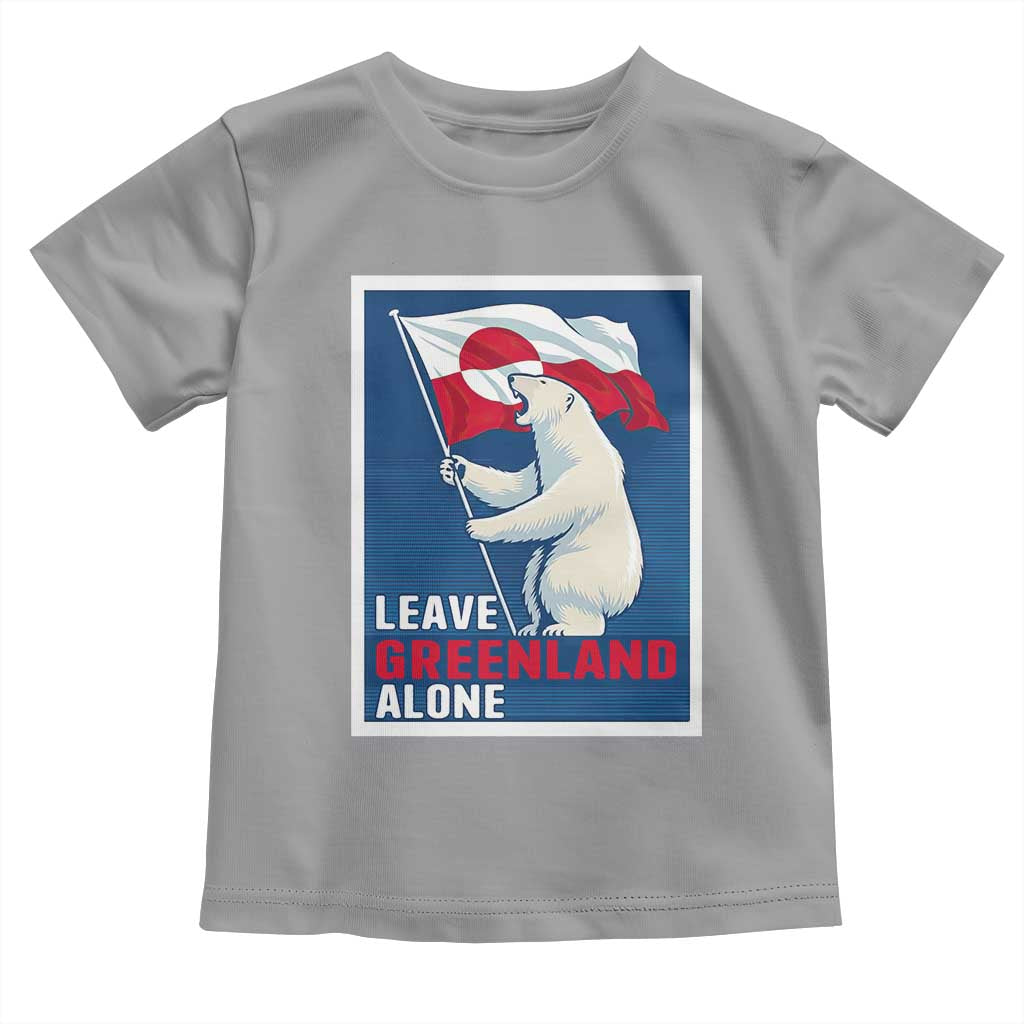 Leave Greenland Alone Polar Bear Resist Toddler T Shirt Vintage Patriotic Propaganda Sovereignty Protest