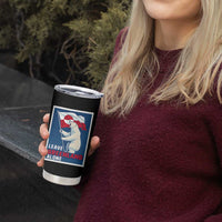 Leave Greenland Alone Polar Bear Resist Tumbler Cup Vintage Patriotic Propaganda Sovereignty Protest